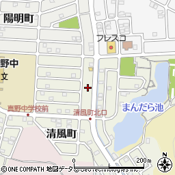 滋賀県大津市清風町11周辺の地図