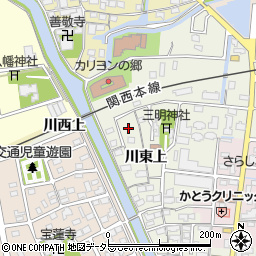 愛知県海部郡蟹江町今川東上20-2周辺の地図