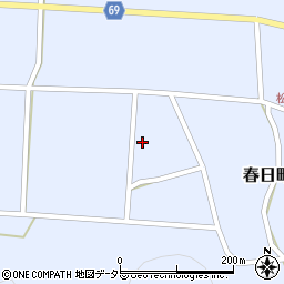 兵庫県丹波市春日町松森702周辺の地図