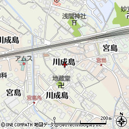 静岡県富士市川成島750周辺の地図
