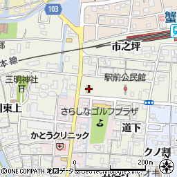 セブンイレブン蟹江今店周辺の地図