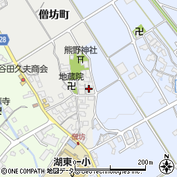 滋賀県東近江市僧坊町30周辺の地図