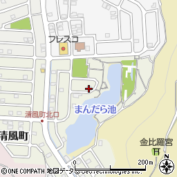 滋賀県大津市清風町8-1周辺の地図