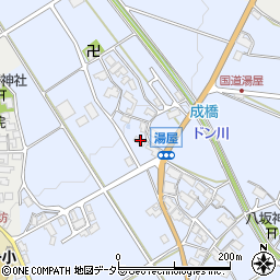 滋賀県東近江市湯屋町985周辺の地図