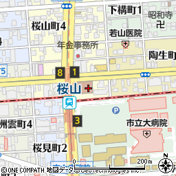 愛知県名古屋市昭和区桜山町6丁目周辺の地図