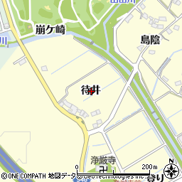 愛知県豊田市御船町待井周辺の地図