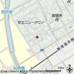 滋賀県近江八幡市安土町常楽寺930-8周辺の地図