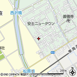 滋賀県近江八幡市安土町常楽寺930-24周辺の地図