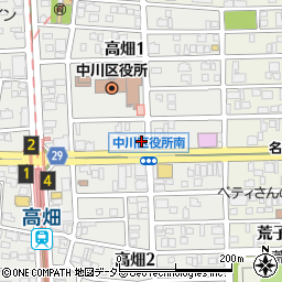 三菱ＵＦＪ銀行高畑支店周辺の地図