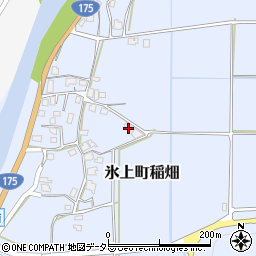 兵庫県丹波市氷上町稲畑736周辺の地図
