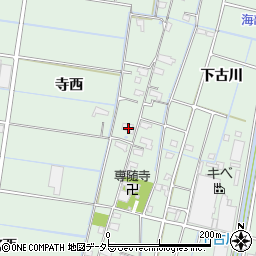 愛知県愛西市森川町寺西65周辺の地図