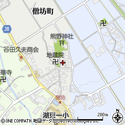 滋賀県東近江市僧坊町26周辺の地図