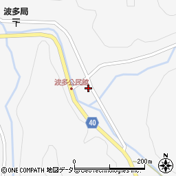 島根県雲南市掛合町波多439周辺の地図