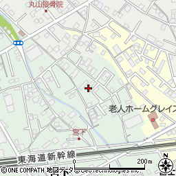 静岡県富士市宮下308-12周辺の地図