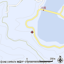 愛知県豊根村（北設楽郡）古真立（嶋ノ向）周辺の地図