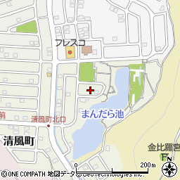 滋賀県大津市清風町8周辺の地図