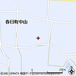 兵庫県丹波市春日町中山1163周辺の地図