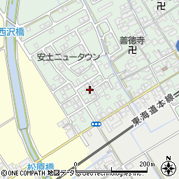 滋賀県近江八幡市安土町常楽寺944周辺の地図