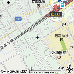 滋賀県近江八幡市安土町常楽寺283周辺の地図