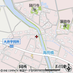 愛知県愛西市大井町同所36周辺の地図