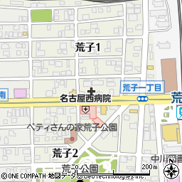 相羽四川荒子店周辺の地図