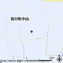 兵庫県丹波市春日町中山1107周辺の地図