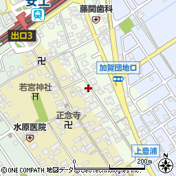 滋賀県近江八幡市安土町上豊浦1057-1周辺の地図