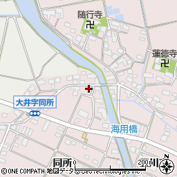 愛知県愛西市大井町同所61周辺の地図