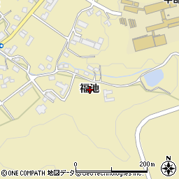 愛知県日進市三本木町福池周辺の地図