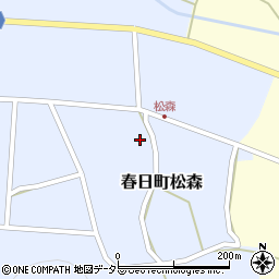 兵庫県丹波市春日町松森401周辺の地図