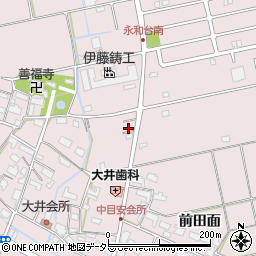 愛知県愛西市大井町浦田面553周辺の地図