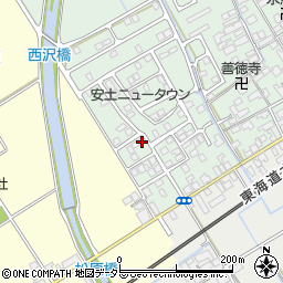 滋賀県近江八幡市安土町常楽寺930周辺の地図