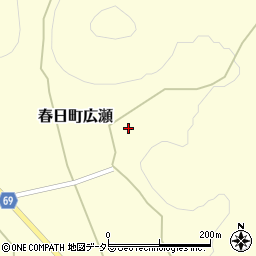 兵庫県丹波市春日町広瀬349周辺の地図