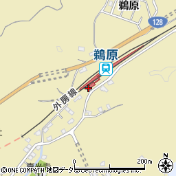 勝浦鵜原郵便局周辺の地図