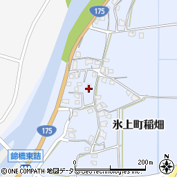 兵庫県丹波市氷上町稲畑717周辺の地図