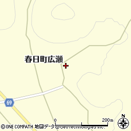 兵庫県丹波市春日町広瀬246周辺の地図