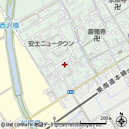 滋賀県近江八幡市安土町常楽寺944-7周辺の地図