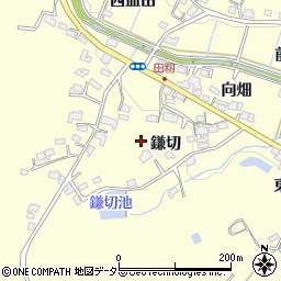 愛知県豊田市田籾町鎌切周辺の地図