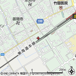滋賀県近江八幡市安土町常楽寺207-1周辺の地図