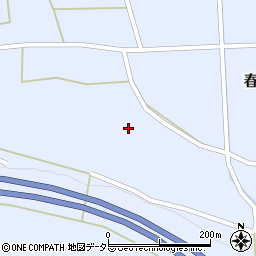 兵庫県丹波市春日町中山134周辺の地図