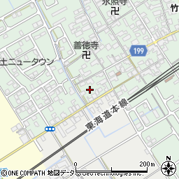 滋賀県近江八幡市安土町常楽寺908周辺の地図