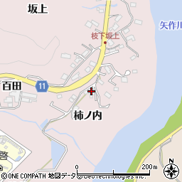 愛知県豊田市枝下町柿ノ内402-8周辺の地図