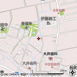 愛知県愛西市大井町浦田面571周辺の地図