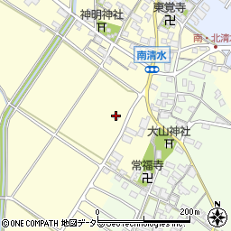 滋賀県東近江市南清水町318-2周辺の地図