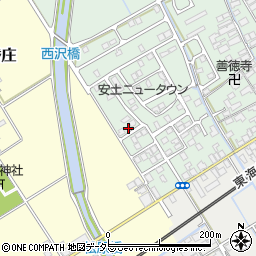 滋賀県近江八幡市安土町常楽寺930-36周辺の地図