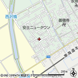 滋賀県近江八幡市安土町常楽寺930-27周辺の地図