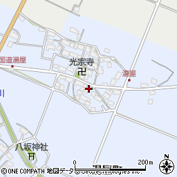 滋賀県東近江市湯屋町531周辺の地図