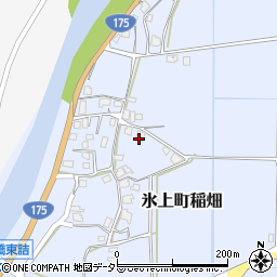 兵庫県丹波市氷上町稲畑738周辺の地図