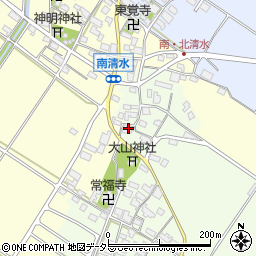 滋賀県東近江市大清水町222周辺の地図