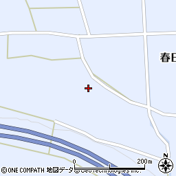 兵庫県丹波市春日町中山178周辺の地図
